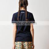 Blue o Neck Hotsale Couple t Shirt Plain for Printing Wholesale thumbnail-4