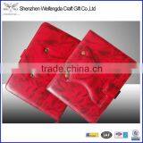 2014 Red Fashion Leather Ipad Case New Design Stand Up Leather Case For Apple Ipad