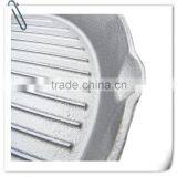 Metal Cast Iron Black Grill Pan thumbnail-2