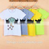 Factory Production High Quality Logo Printed Cotton Kids t Shirt thumbnail-3