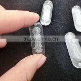 Wholesale Chakra Clear Glass Pendant With Guanyin Buddha Inside Excellent Gift thumbnail-4