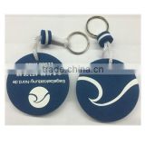 eva floating keychains with nice blue color and your logo printed