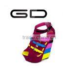 New Arrival Bamboo Heel Color Matching Wedge Shoes Women