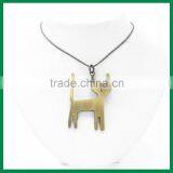 Cutie Cat Pendant Antique Necklace thumbnail-3