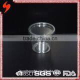 PET Manufacturer Plastic 150ml Sauce Cups With Flat Lids