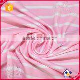 Women's Clothing High Quality t Shirt 95 Cotton 5 Spandex Stripe Fabric