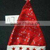 Velvet Paillette Christmas Hat thumbnail-1