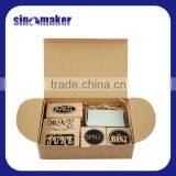 5pcs High Quality Custom DIY Rubber Wooden Stamp Set With Ink Pad thumbnail-1