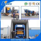 2016 Low Price Fully Automatic QT4-15C Cement Concrete Hollow Pavers Curbstone Brick Making Machine thumbnail-4