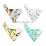 Hot Sale Popular Stylish 100% Cotton Alva Baby Bandana Bibs for Cleaning up Saliva thumbnail-3