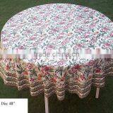 Round Table Cover, Table Cloth, Printed Table Cloth thumbnail-1