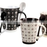 12oz ceramic coffee mug with silicone bottom