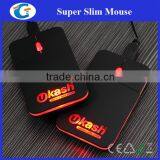 Custom Led Logo Wired Pocket Mouse Gift Items for Office