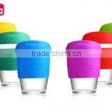 Mochic HOT 12OZ BPA Free Plastic Tritan Coffee Cup With Silicon Sleeve and Lid / Customized New Design Stackable Plastic Mug thumbnail-6