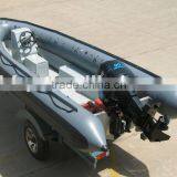 Fiberglass Rigid Inflatable Boat Hull for Sale thumbnail-3