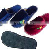 Open Back Heel Man Soft Hotel Slipper House Woman Bathroom Slipper Wholesale