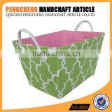 Fashionable home storage basket fabric trapezoidal form box