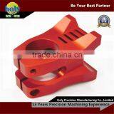 Cnc Machining Aluminium Parts Bike Stem Assembly Case With Glossy Red Anodized Cnc Service thumbnail-3