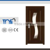 Modern House Cheap Factory Manufacturered PVC Door MDF Glass