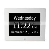 Extra-Large Memory Loss Digital Calendar Day Clock with With Full Day & Month Spelling No Abbreviations Great For Impaired