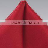 Pure Silk Squares Solid Cherry Red Handkerchief Ultra-soft thumbnail-1