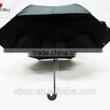 190T Pongee 3 Fold Umbrella