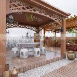 Outdoor Aluminum Frame Doubl Lamp for Garden Line Gazebo thumbnail-6