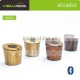 VM-BT232 Slope Shape Retro Wooden Bluetooth Speaker Bluetooth Mini Speaker thumbnail-3