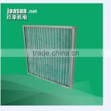 Manufacture Synthetic pleated panel medium efficiency air filter for air Ventilation F6