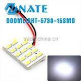 Led T10 Lights 12V Accessories For Car Dome Light 5730 15Smd Led Plate Light Car Connectors