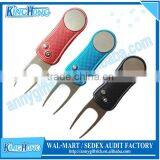 Colorful Automatic Metal Retractable Divot Tool thumbnail-4