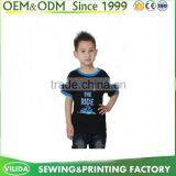 Oem Yellow Kid's Tee Shirt With Custom Design Embroidery Screen Printing Factory Price thumbnail-6