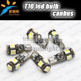 T10 W5W 194 Wedge led light bulbs 5050 auto led lamp