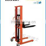 Hand forklift manua stacker 1 ton /2 ton with PU wheel