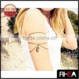 Antique Leaf Pendant Shoulder Arm Chain Jewelry Body Chain RD11351 thumbnail-1