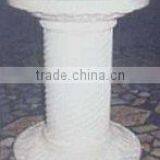 White Marble Inlay Table Base