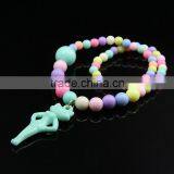 In Stock Promotional Gift Plastic Acrylic Bead Necklace And Bracelet Set