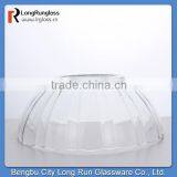 LongRun Home Essentials Clear Large Personalized Glass Salad Plate
