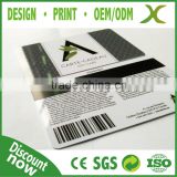 Free Design~~~!!! Plastic Loyalty card/Plastic magnetic stripe card with barcode