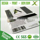 Free Design~~~!!! Plastic Loyalty Card/Plastic Magnetic Stripe Card With Barcode