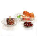 Glass Dinner Plate With Heart Design for Salad thumbnail-2