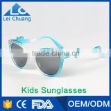 free sample fashion plastic kids sunglasses 1112