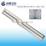 36" Plastic WhiteTowel Bar thumbnail-1