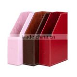 2013 hot sale foldalbe rectangular leather paper storage box