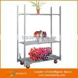 Cheap China Flower Display Shelf Carts Flower Pot Trolley thumbnail-5