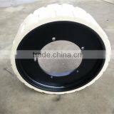 Solid Tire With Rims Special Custom White Tire Wheels 410x130 thumbnail-2