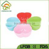 Heart Shape Food Grade Plastic Bowl