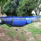 Camping 2-Person Anti-mosquito Parachute Nylon Hammock 200KG Loading Outdoor Travel Kit Camping Travel Hammock thumbnail-6