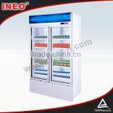 Upright Convenience Store Refrigerators/cooler With Wheels for Beverage/commercial Beverage Refrigerator thumbnail-1