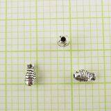 Silver Fish Spacer Beads , Animal Shape Jewelry DIY Beads thumbnail-5